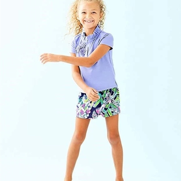 Lilly Pulitzer Karla skort in navy sway this way - Size XL (12-14) - Picture 1 of 8